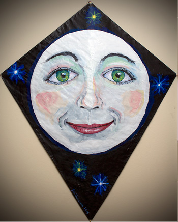 Diane's Birthday Moon Kite