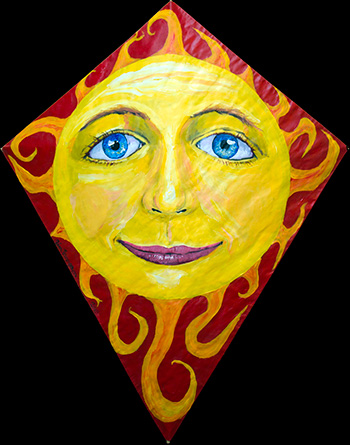 Diane's Birthday Sun Kite